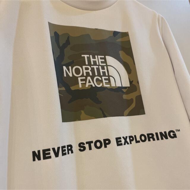 THE NORTH FACE(ザノースフェイス)のTHE NORTH FACE カモフラ　長袖Tシャツ　110cm キッズ/ベビー/マタニティのキッズ服男の子用(90cm~)(Tシャツ/カットソー)の商品写真