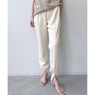 アパルトモンドゥーズィエムクラス(L'Appartement DEUXIEME CLASSE)の新品★完売品Col Pierrot コル ピエロ★Rib pant★size36(カジュアルパンツ)