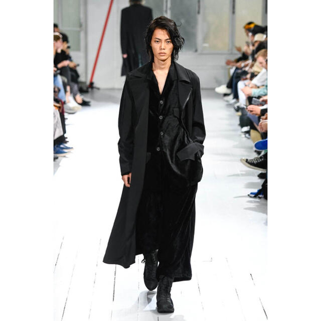 yohji yamamoto 20ss タキシードフレアドレスコート