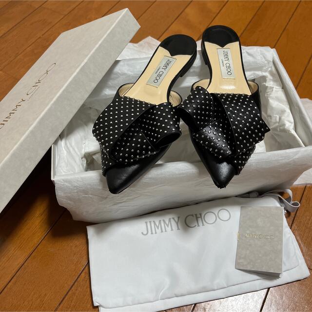 JIMMY CHOO - 【正規品】JIMMY CHOO フラットミュールの通販 by 2H0410's shop｜ジミーチュウならラクマ