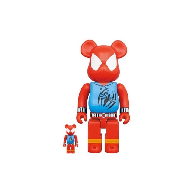 をしていま MEDICOM TOY - BE@RBRICK SCARLET SPIDER 100％ & 400％の をさせてい