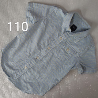 ベビーギャップ(babyGAP)の★babyGAP XS （4-5）110cm半袖襟シャツ(Tシャツ/カットソー)