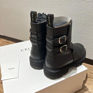 セリーヌ(celine)の本日限定値下げ！セリーヌ　バックル付　マーガレットアンクルブーツ(ブーツ)