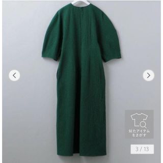6 (ROKU) - roku 6ロクCOTTON DOBBY DRESS ワンピース今期グリーン38の