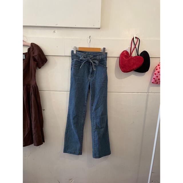 theory(セオリー)のJBRAND for THEORY ribbon denim pants. レディースのパンツ(デニム/ジーンズ)の商品写真