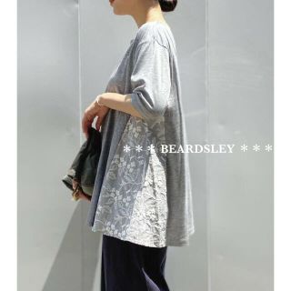 ビアズリー(BEARDSLEY)の2021 SS 新品 BEARDSLEY ビアズリー サイド刺繍フレアカットソー(カットソー(半袖/袖なし))
