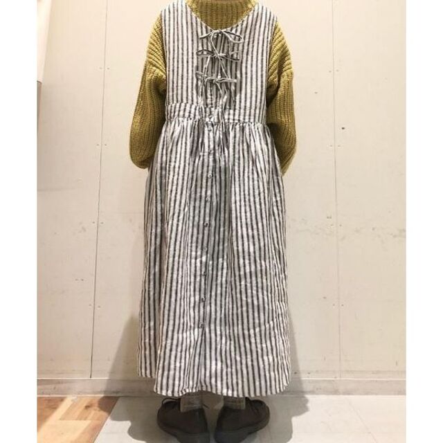 SM2(サマンサモスモス)の新品★サマンサモスモス★ｓｍ２★【Slow Linen】バックリボンジャンスカ レディースのワンピース(ロングワンピース/マキシワンピース)の商品写真