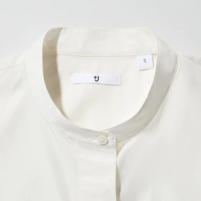 UNIQLO(ユニクロ)のユニクロ J スーピマコットンスタンドカラーシャツ 長袖 レディースのトップス(シャツ/ブラウス(長袖/七分))の商品写真
