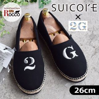 スイコック(suicoke)のsuicoke　スイコック 26cm　エスパドリーユ　デッキシューズ　未使用(デッキシューズ)