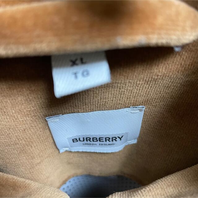 BURBERRY(バーバリー)のBURBERRY バーバリー 18AW ベロア トラックジャケット 希少 メンズのジャケット/アウター(ブルゾン)の商品写真