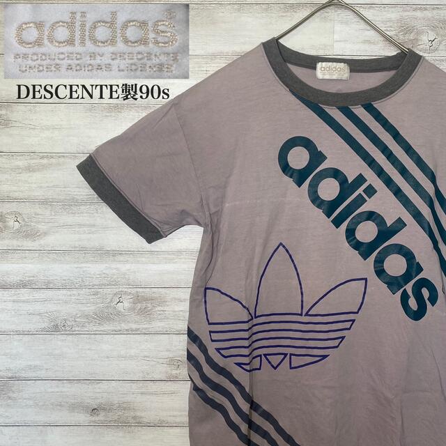 adidas アディダス デサント 90s トレフォイルシャツ サッカーL〜O