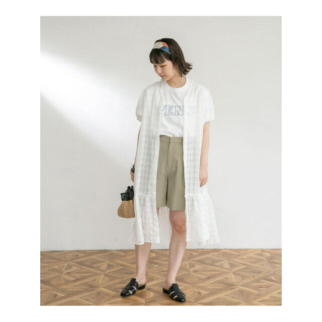 【OFF WHITE】フレアガーリーワンピース