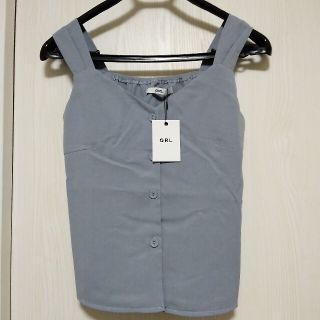 グレイル(GRL)のGRL グレイル ノースリーブ ブラウス 新品(シャツ/ブラウス(半袖/袖なし))