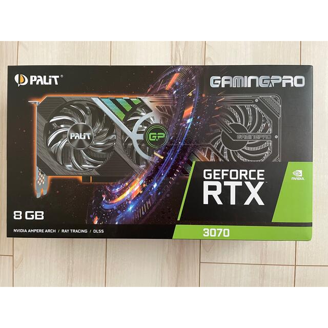 【新品・未使用】Palit GeForce RTX 3070 GamingProスマホ/家電/カメラ