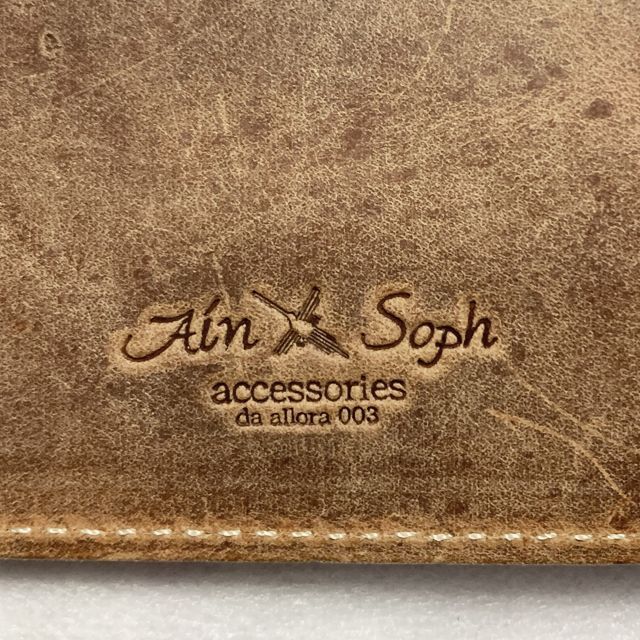 Ain Soph(アインソフ)の【 Ain Soph 】アインソフ　レザー 革　財布　カードケース メンズのファッション小物(長財布)の商品写真