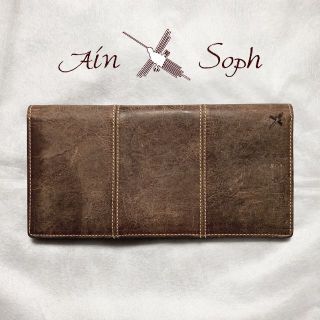 アインソフ(Ain Soph)の【 Ain Soph 】アインソフ　レザー 革　財布　カードケース(長財布)