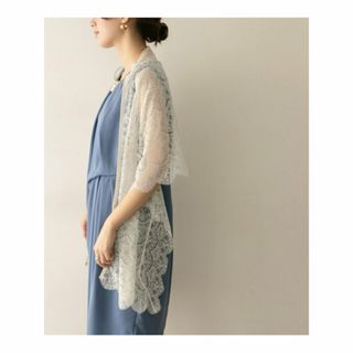 アーバンリサーチ(URBAN RESEARCH)の【ベージュ】COUTURE MAISON 3WAYレースショール(マフラー/ショール)