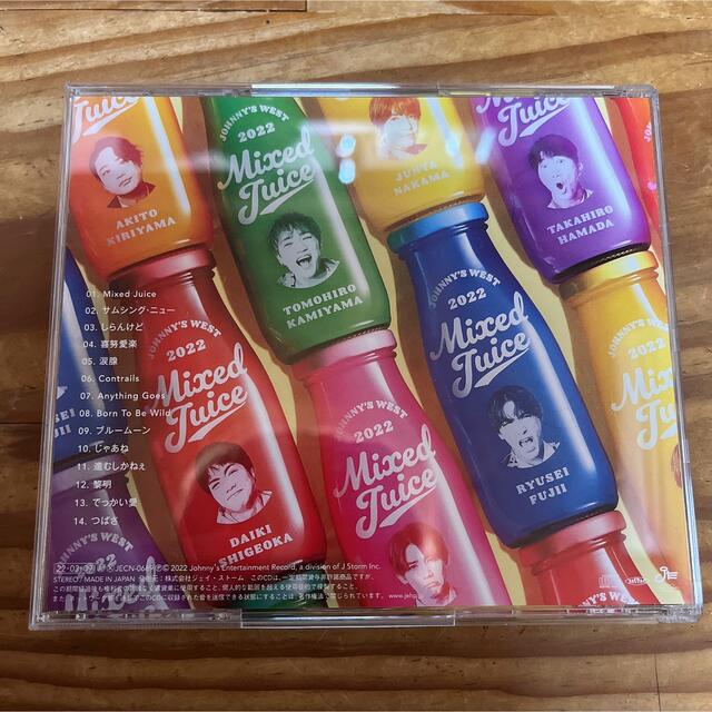 ジャニーズWEST(ジャニーズウエスト)のMixed Juice 通常盤 エンタメ/ホビーのCD(ポップス/ロック(邦楽))の商品写真