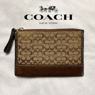 コーチ(COACH)の【 COACH 】コーチ　シグネチャー ジップ コインケース　人気(コインケース)