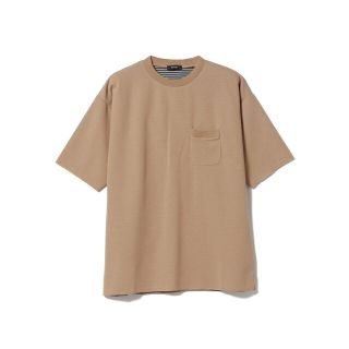 ビームス(BEAMS)の【BEIGE】BEAMS HEART / バックボーダー ビッグ クルーネックTシャツ(Tシャツ/カットソー(半袖/袖なし))