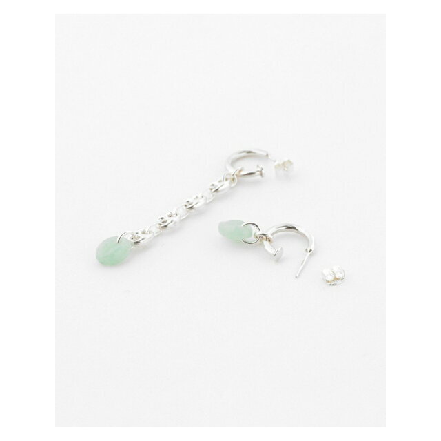【GREEN】SASAI / チェーン ピアス 1
