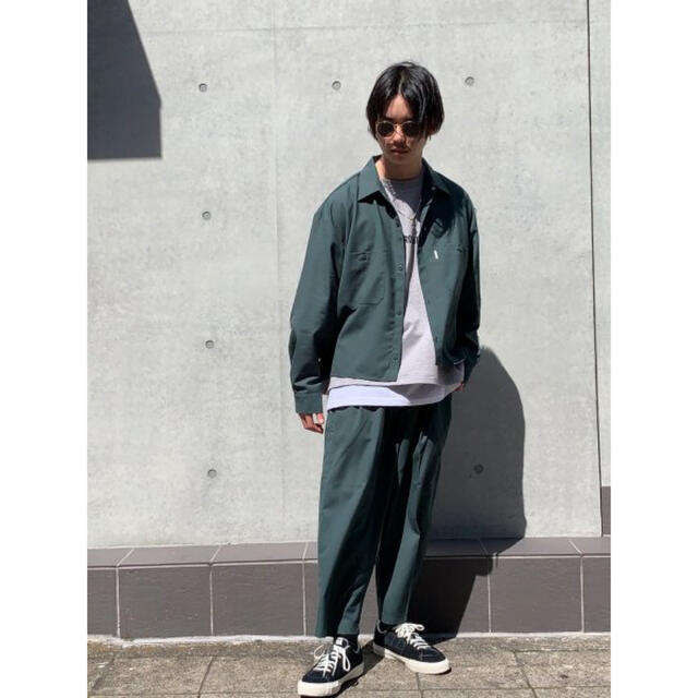T/W 2 Tuck Easy Pants 2タックイージーパンツ Green 2022新商品