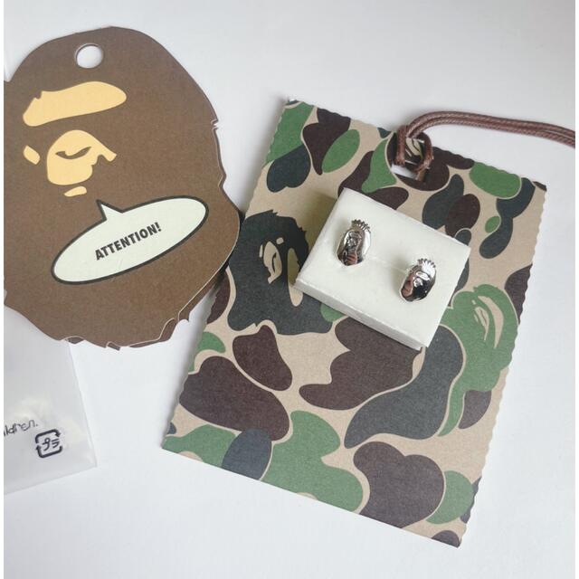 A BATHING APE(アベイシングエイプ)の未使用 A BATHING APE ピアス  メンズのアクセサリー(ピアス(両耳用))の商品写真