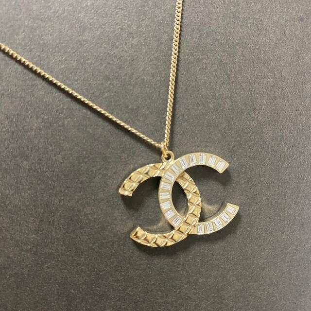 CHANEL ココマーク ネックレス ラインストーン