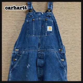 カーハート(carhartt)の【カーハート】オーバーオール　サロペット　インディゴブルー　デニムＶ３(サロペット/オーバーオール)