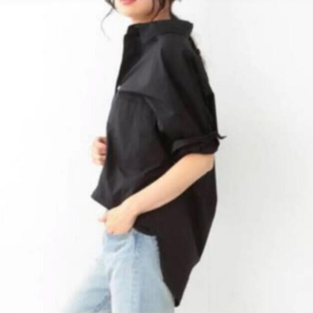 マディソンブルー J.BRADLEY CUFF SHIRT 黒 ブラック 00