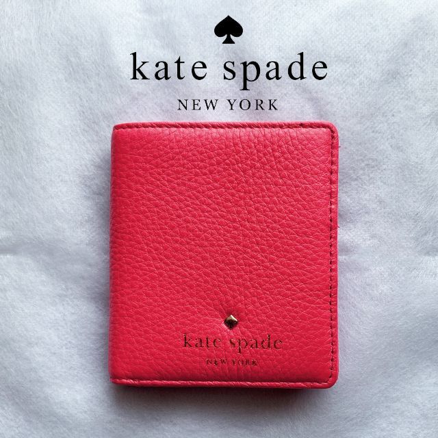 【 kate spade NY 】ケイトスペード　レザー 財布　ミニ財布　美品