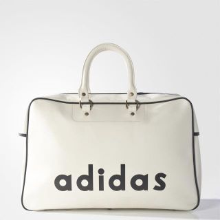 アディダス(adidas)の【ラスト１点/新品】adidas オリジナルス ボストンバッグ 白 ビンテージ(ボストンバッグ)