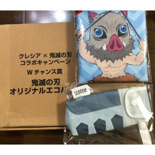 【新品】クレシア　鬼滅の刃　伊之助　日輪刀　エコバッグ　ケース付き(キャラクターグッズ)