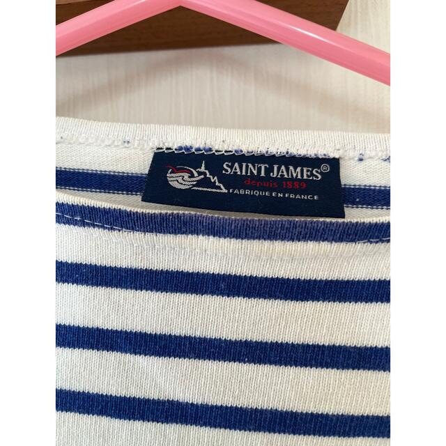 SAINT JAMES(セントジェームス)のセントジェームス　ボーダーカットソー  XS レディースのトップス(カットソー(長袖/七分))の商品写真