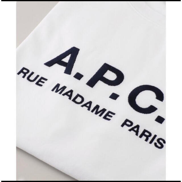 A.P.C(アーペーセー)のAPC アーペーセー ロゴ 刺繍Tシャツ レディースのトップス(Tシャツ(半袖/袖なし))の商品写真