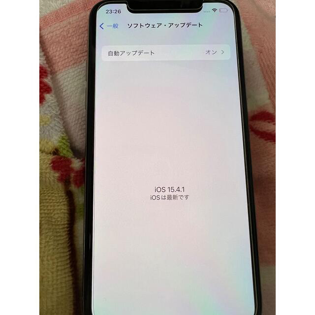 iPhone X Silver 256 GB SIMフリー 3