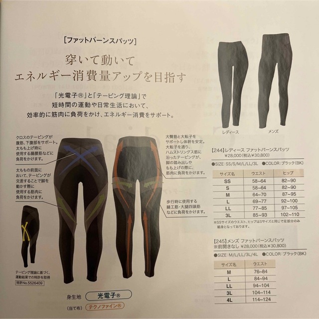 ファットバーンスパッツL 新品未使用