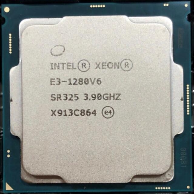 正規品Xeon E3-1280V6 3.9GHz~Max4.2GHz SR325