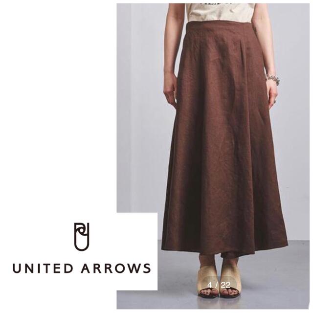 新品！ ユナイテッドアローズ UNITED ARROWS リネンスカート