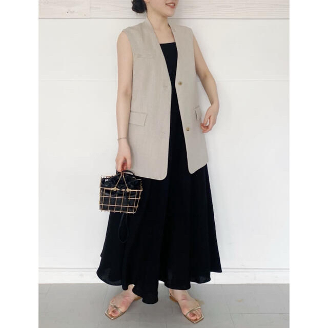 Plage 【R'IAM】LOOSE ベスト new 新品☆38 上品なスタイル 48%割引