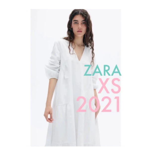 ZARA❤︎ティアードミニワンピースXS