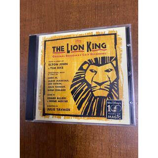 ディズニー(Disney)のライオンキング　オリジナルブロードウェイキャストレコーディングCD(ミュージカル)