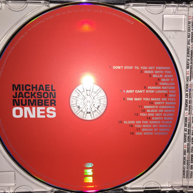 SONY(ソニー)のMichael Jackson   NUMBER ONES エンタメ/ホビーのCD(ポップス/ロック(洋楽))の商品写真