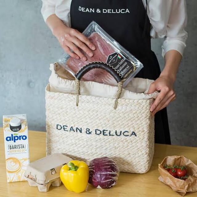 新品未使用　DEAN＆DELUCA×BEAMS COUTURE　保冷カゴバッグNATURALサイズ