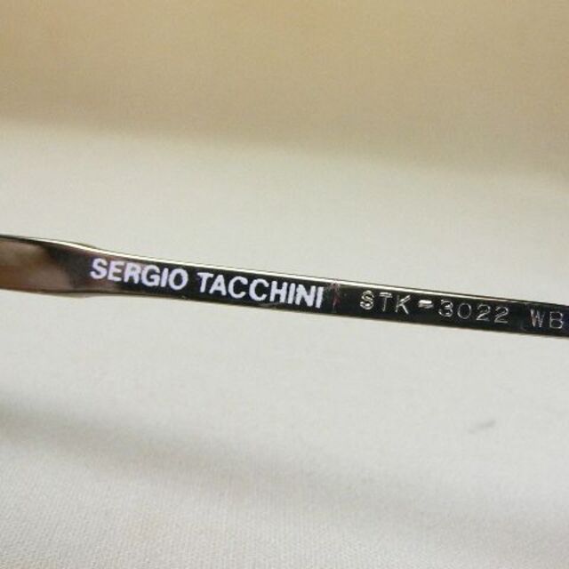 Sergio Tacchini(セルジオタッキーニ)のSERGIO TACCHINI ヴィンテージ 眼鏡 フレーム ティアドロップ メンズのファッション小物(サングラス/メガネ)の商品写真