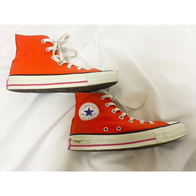 CONVERSE(コンバース)のUSED CONVERSE スニーカーHIGH ORG 23.5 4 1/2  レディースの靴/シューズ(スニーカー)の商品写真