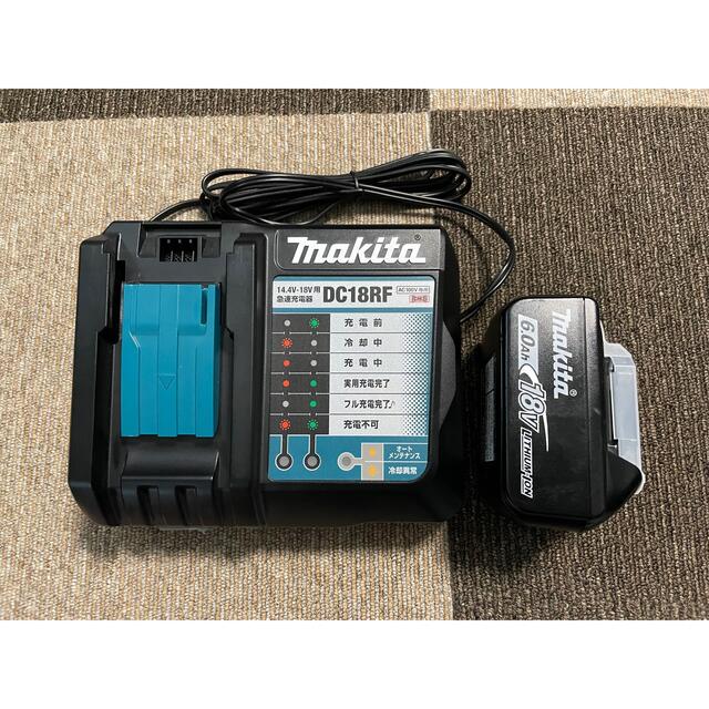 makita マキタ18V純正バッテリー　BL1860B 純正充電器DC18RF