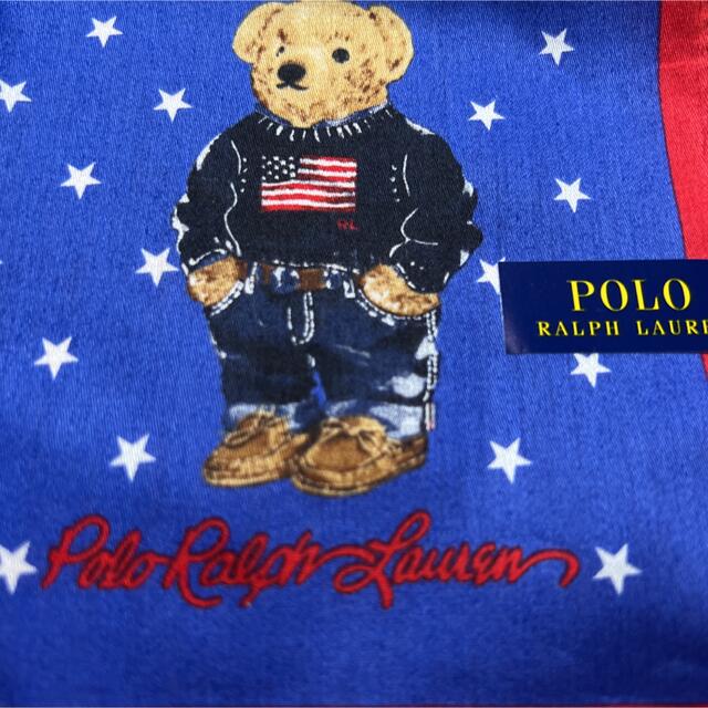 POLO RALPH LAUREN(ポロラルフローレン)のPOLO RALPH  LAUREN 大判ハンカチ レディースのファッション小物(ハンカチ)の商品写真