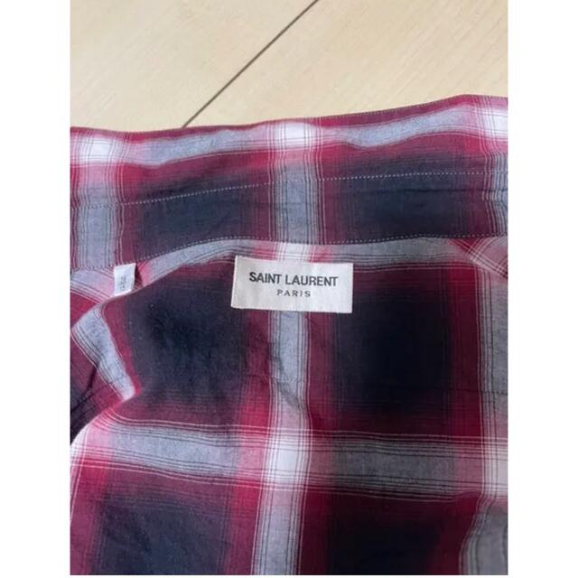最終値下げ SAINT LAURENT PARIS 14Wチェックシャツ 最終値下げ SAINT LAURENT PARIS 14Wチェックシャツ