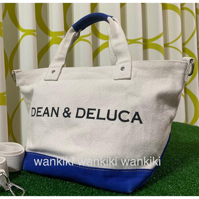 DEAN & DELUCA(ディーンアンドデルーカ)の⭐️DEAN&DELUCA⭐️ディーンアンドデルーカ★限定トートバッグ⭐️ブルー レディースのバッグ(トートバッグ)の商品写真